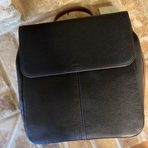 Fossil Claire Backpack in Black